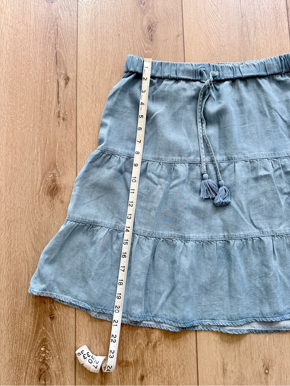 J.Jill Chambray skirt, size XS - Picture 4 of 4